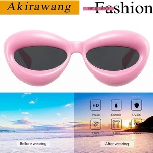 Fashion Inflated Cat-eye Oversized Frame Sexy Lip Candy Glasses Trendy Designer thumbnail 4