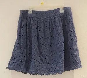 Francesca's Navy Lace Skirt | Feminine Romantic Midi Skirt | Dressy thumbnail 1