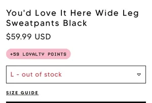White Fox Sweatpants Boutique thumbnail 3