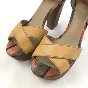 Levity Chunky Heels Platform Sandals 8.5 thumbnail 6