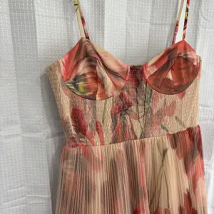Hutch Dress Womens Size XL Brianna Sleeveless Bustier Pleated Tulle Maxi NWT thumbnail 3