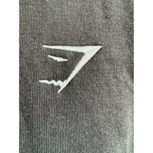 Gymshark‎ XS Black Long Sleeve Crewneck Pullover oversized Activewear Sweatshirt thumbnail 4
