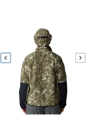 Mountain Hardwear Women’s Olive Green Camo Quarter-Zip Fleece thumbnail 2