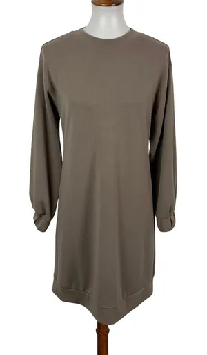Magaschoni Brown Long Sleeve Dress‎ Medium Minimalist Soft Stretch thumbnail 1