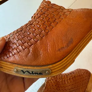 Vintage Nina Leather Mules thumbnail 1