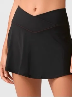 Offline by Aerie Black Crossover Skort thumbnail 2