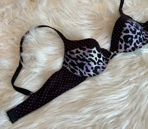 5/$25 Animal print & polka dot bra underwire lightly padded 36A thumbnail 3