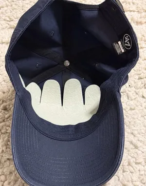 New 47 Brand New York Navy Blue Cleanup Hat thumbnail 4