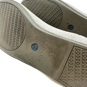 Rothy's The Flat‎ Shoes in the Flax Birdseye Knit Ballet Gray Size 8.5 thumbnail 12