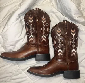 Pink Western Boots thumbnail 4