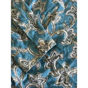 Pilcro Anthropologie Leilani Tunic Top Womens XS Blue Button Down Boho Western thumbnail 6