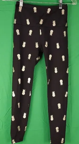 Beyond Yoga Womens‎ Black Pineapple Leggings XS thumbnail 1