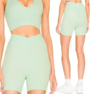 NWT free people free throw‎ shorts size small women’s mint green thumbnail 10