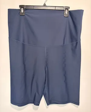 Old Navy Extra High Rise Bike Short Dusk Navy Blue 8” Inseam Size XL thumbnail 1