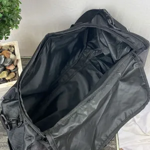 Savvi Slazenger Black & Gray Zip Close Sport Athletic Tote Bag NEW thumbnail 6