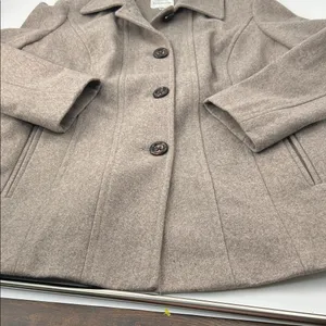 Croft & Barrow Women's Beige Trench Coat thumbnail 10
