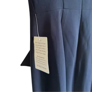 Eliza J Ruffle Front‎ 2 Navy Blue Gown thumbnail 6