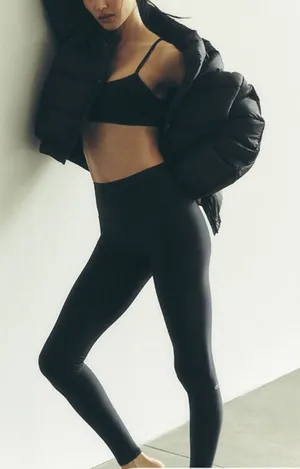 ALO high waist airlift full length black leggings thumbnail 1