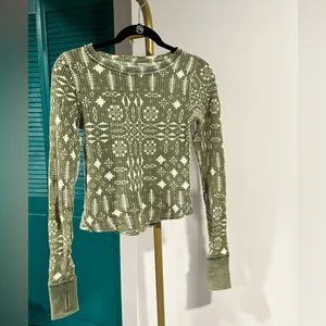 Free People NWOT We The Free Pretty Little Thermal - XS thumbnail 5