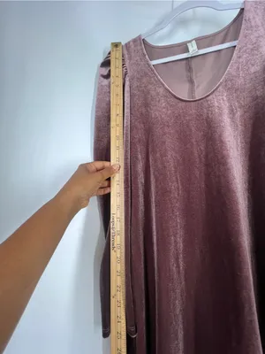 Gentle Fawn Mauve Velvet Puff Sleeve Mini Dress XS thumbnail 10