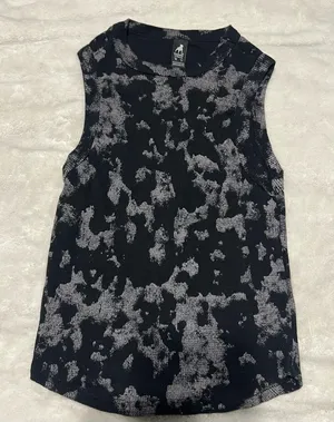 Elegant Black and Gray Women's Muscle Tee thumbnail 1