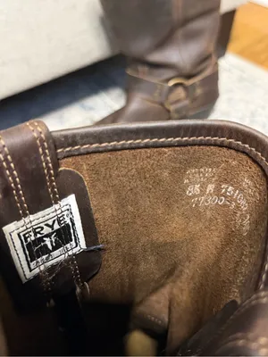 FRYE Harness 12R Boots in Smoke Brown thumbnail 10