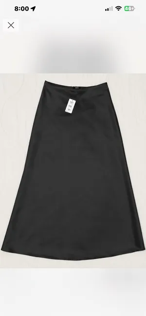 Express A-line satin skirt  thumbnail 2