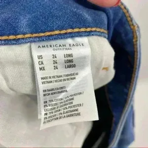 AE Ne(x)t Level Artist‎ Crop Jean Size 24 Long NWT thumbnail 4