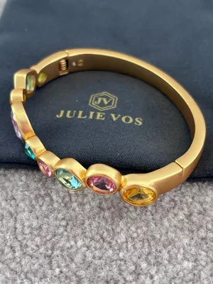 NWOT Julie Vos Kaleidoscope Hinge Bracelet thumbnail 8