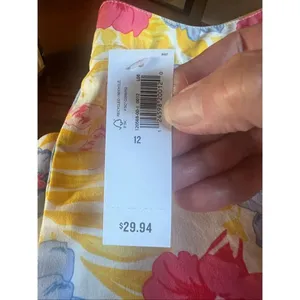 Old Navy Floral Printed Skirt Sz 12 NWT thumbnail 8