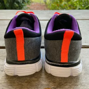 US Polo Association Womens Sneakers Size‎ 7.5 Gray Purple Tennis Athletic Shoes thumbnail 5