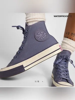 Converse Chuck 70 Gore-Tex Waterproof Boots Sneakers High Top 6.5 Purple Chic thumbnail 3