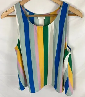 Abound Rainbow Stripe Tank Size Medium thumbnail 1
