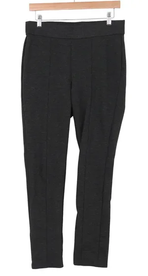 Anne Klein Womens Gray Marl Seamed Pull On Leggings Pants Size M thumbnail 1