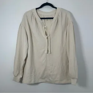 Aerie Women’s Ivory Beige Oversized Sweater Tunic XS NWT thumbnail 2