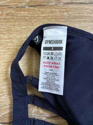 Gymshark Minimal Halterneck Sports Bra Midnight Blue thumbnail 4