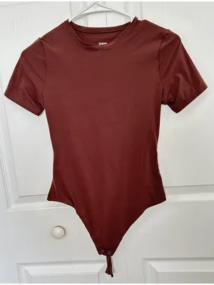 Quince Second Skin T-Shirt Bodysuit Cocoa Brown Size S thumbnail 5
