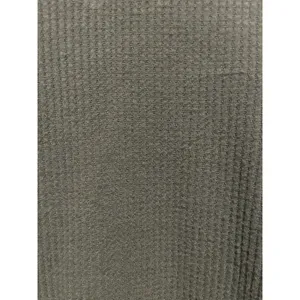 Women's Olive Green‎ Solid Waffle Knit Tunic by Lidy S/M thumbnail 2