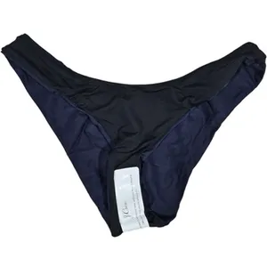 J. Crew Curved-waist cheeky‎ bikini bottom in Navy M NWT thumbnail 3