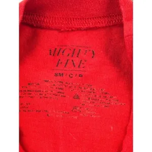 Mighty Fine Red Peace Love Unity S Crewneck Long Sleeve Crop‎ Top Women S thumbnail 7