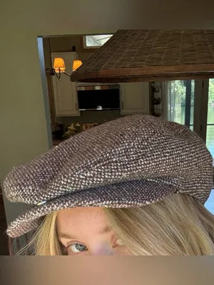 Aeropostale Y2K Tweed Paperboy Hat thumbnail 7