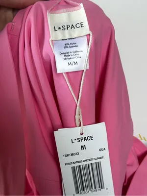 L*Space Seam-Free Katniss One Piece Swimsuit in Guava Pink Size Medium NWT thumbnail 5