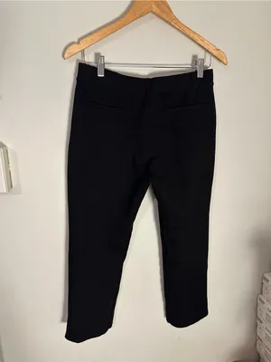 Quince Ultra-Stretch Ponte Straight Leg Pants black large thumbnail 4
