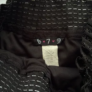 Y2K True Vintage 579 Ruffle Mini Skirt with Sparkle Waistband thumbnail 3