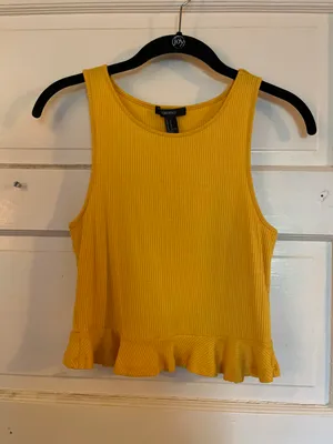 Forever 21 Peplum Tank Top thumbnail 1