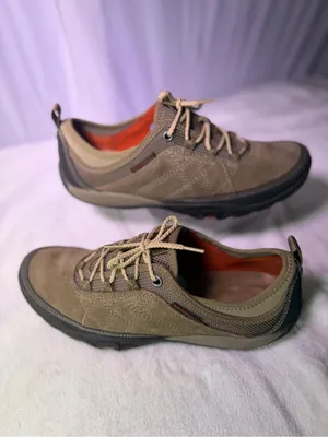 Merrell Tan Suede Slip-On Clog Sneakers thumbnail 2