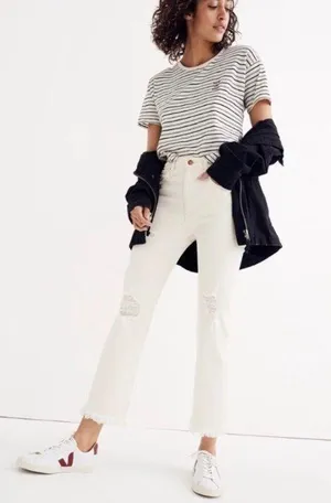 Madewell Retro Crop Bootcut Jeans thumbnail 1