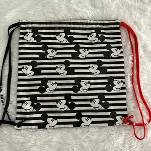 Disney Little Miss Matched Mickey Mouse Drawstring Backpack Cinch‎ Sack thumbnail 4