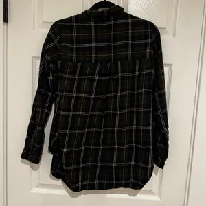 ZARA Plaid Button Down Shirt thumbnail 3