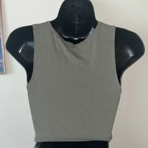 Divided 5 for $20 tops sale Olive green draped hem top thumbnail 4